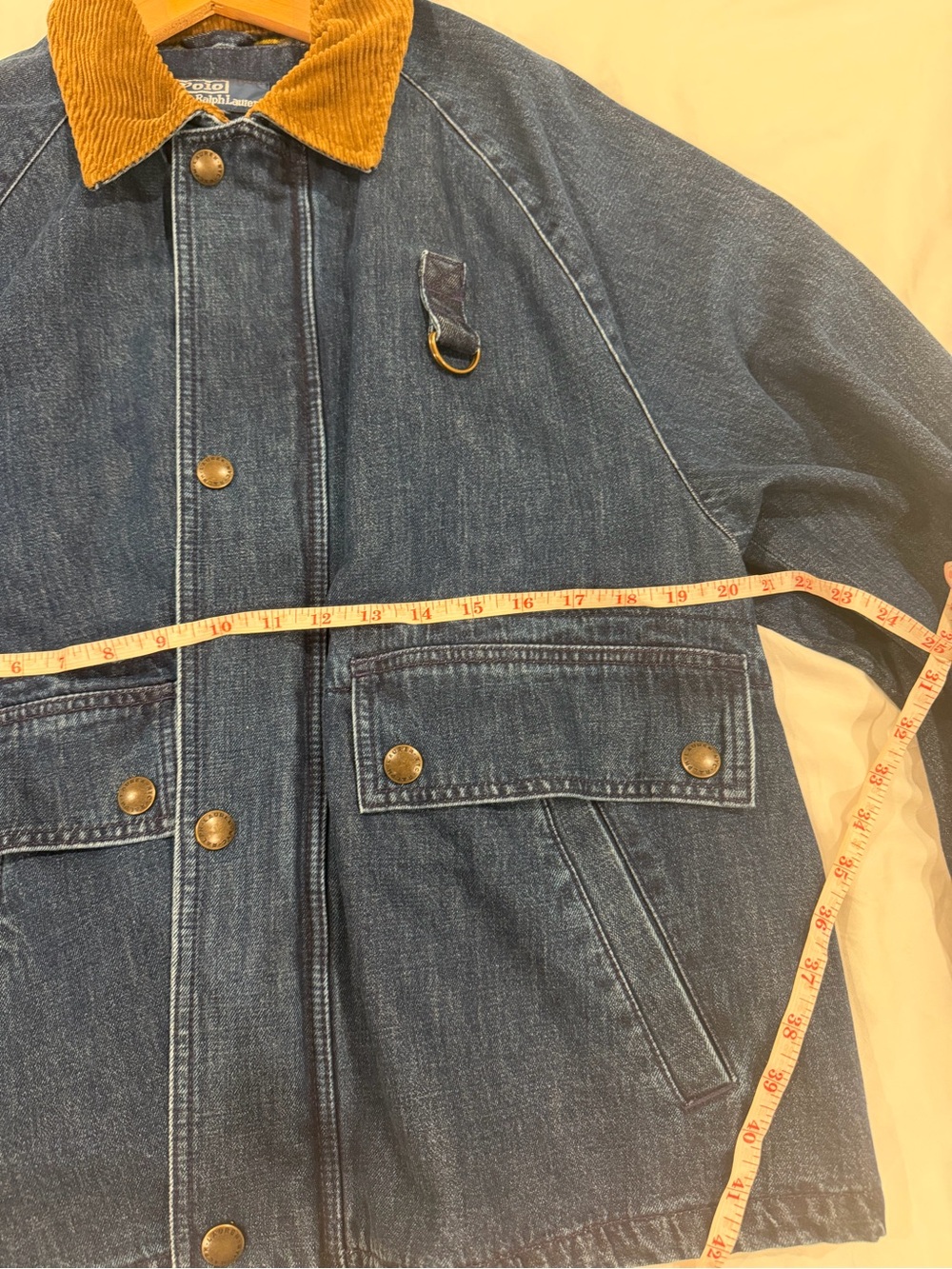 Polo by Ralph Lauren 3X1 Rigid Denim Woven Field Jacket - Picture 6 of 6